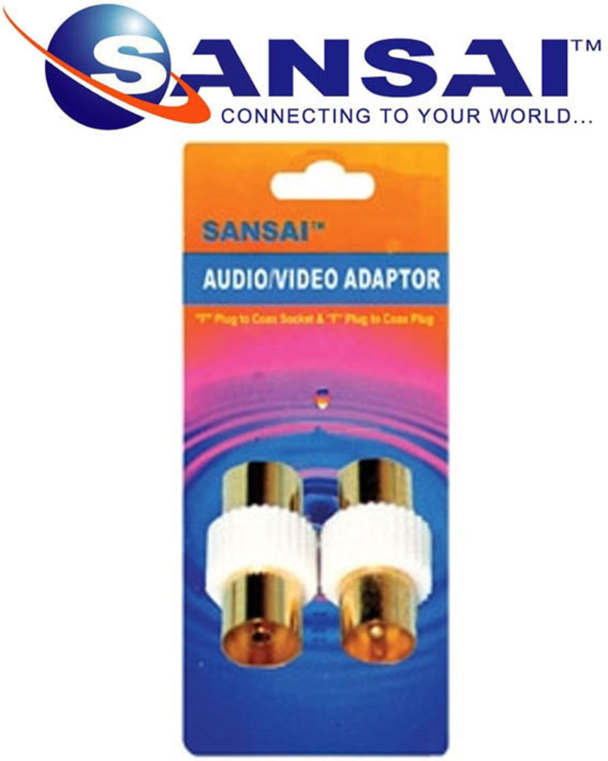 SANSAI Coaxial PAL TV Adaptors image 1